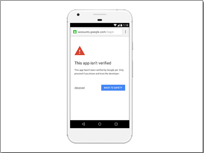 Google 增加新安全防護措施,以減少未經驗證應用程式帶來的風險 - 電腦王阿達 Google 增加新安全防護措施,以減少未經驗證應用程式帶來的風險 - 電腦王阿達