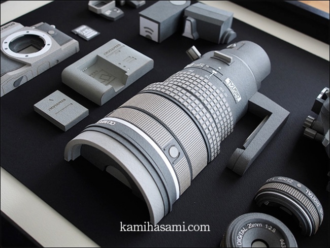 日本神人用紙張做出逼真 OLYMPUS OM-D E-M5 相機與配件,鏡頭甚至做到能拆裝 - 電腦王阿達 日本神人用紙張做出逼真 OLYMPUS OM-D E-M5 相機與配件,鏡頭甚至做到能拆裝 - 電腦王阿達