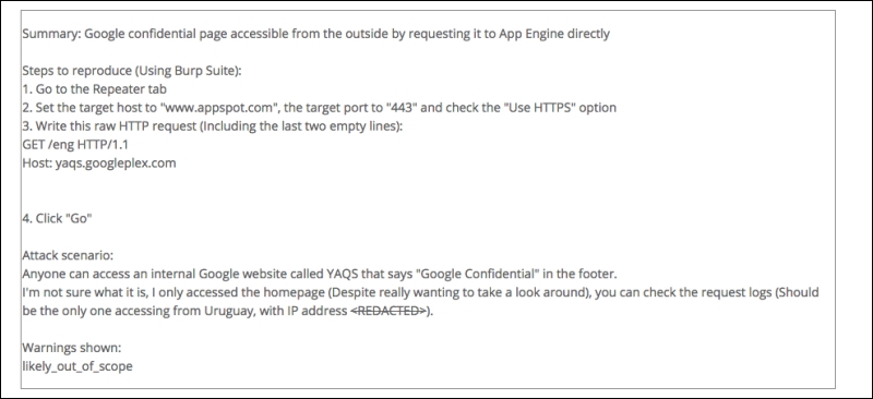 烏拉圭高中生 Ezequiel Pereira 發現 Google 漏洞,獲 Google 頒發獎金一萬美元 - 電腦王阿達 烏拉圭高中生 Ezequiel Pereira 發現 Google 漏洞,獲 Google 頒發獎金一萬美元 - 電腦王阿達