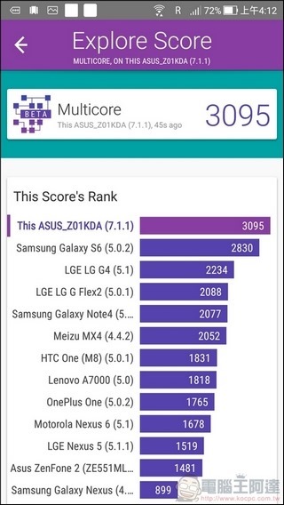 ASUS ZenFone 4 效能 - 09 ASUS ZenFone 4 效能 - 09