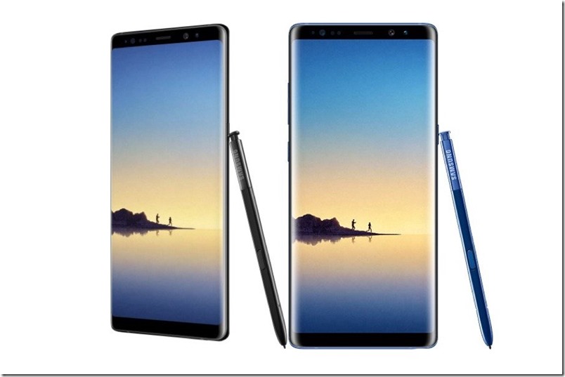 Galaxy Note 8 機身外型 Galaxy Note 8 機身外型