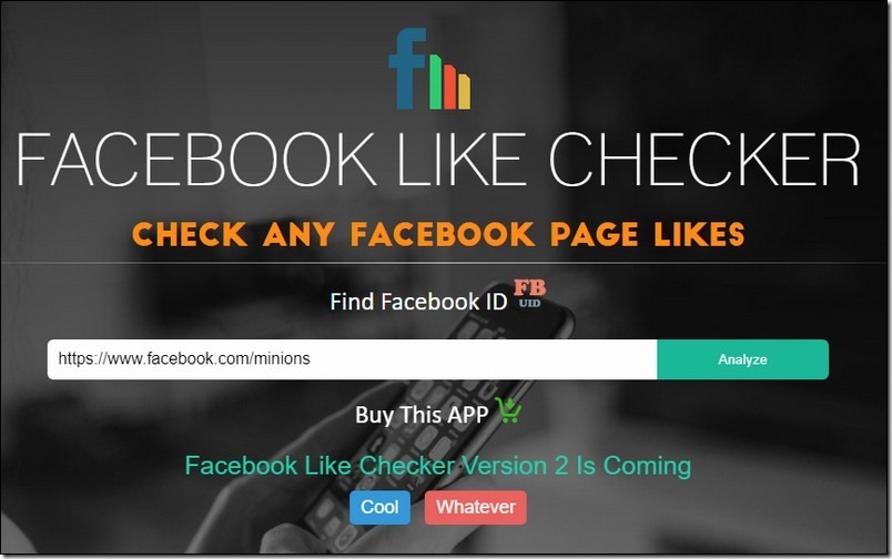 粉絲來源國家 FACEBOOK LIKE CHECKER