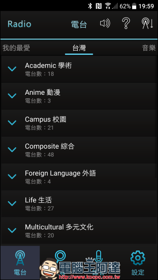 Ezlife 台灣收音機 給你順暢好音質的廣播,又能幫你排程錄下喜歡的廣播節目(Android) - 電腦王阿達 Ezlife 台灣收音機 給你順暢好音質的廣播,又能幫你排程錄下喜歡的廣播節目(Android) - 電腦王阿達