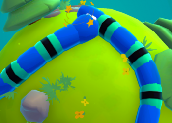 Snaky Snake 一不小心就撞上東西的貪食蛇星球（iOS，Android）