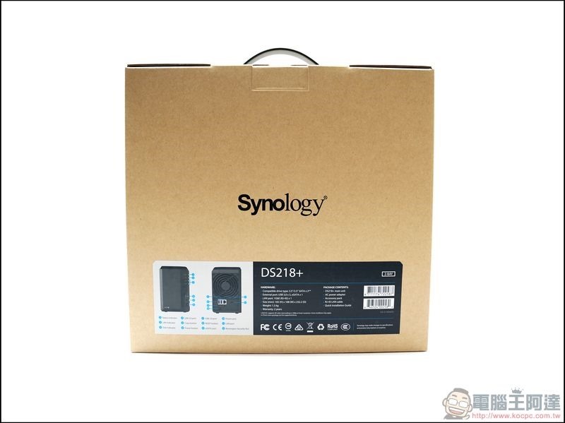 Synology DS218+ 開箱 -03 Synology DS218+ 開箱 -03