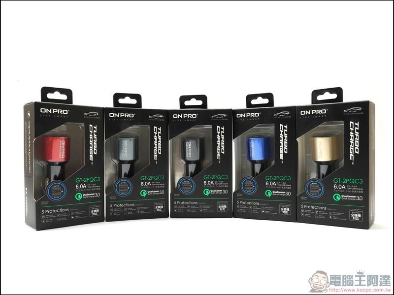 ONPRO Turbo Charge GT-2PQC3 QC 3.0 車用充電器 - 03 ONPRO GT-2PQC3 QC 3.0 車用充電器 - 03
