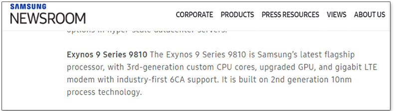 Samsung Exynos 9810 處理器悄悄露臉,明年 Galaxy S9 有機會採用 - 電腦王阿達 Samsung Exynos 9810 處理器悄悄露臉,明年 Galaxy S9 有機會採用 - 電腦王阿達