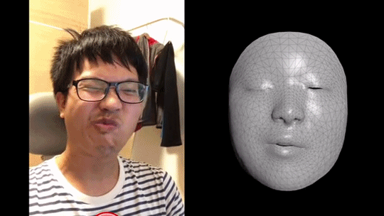 追蹤臉部動作 追蹤臉部動作