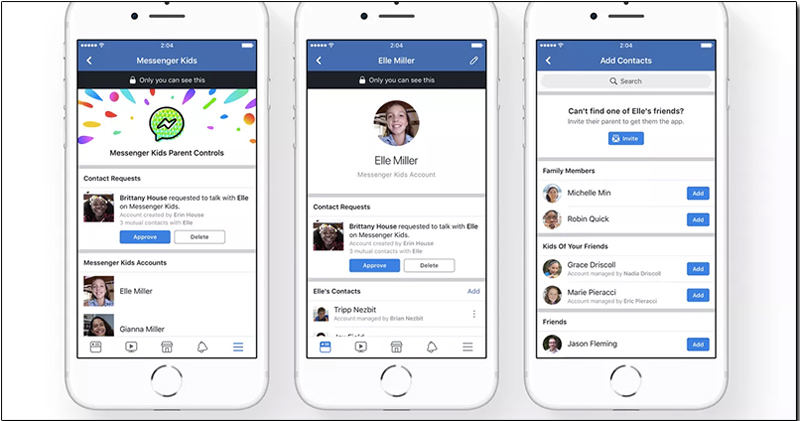 Facebook Messenger Kids 即將推出，父母可加以控管聯絡人 - 電腦王阿達