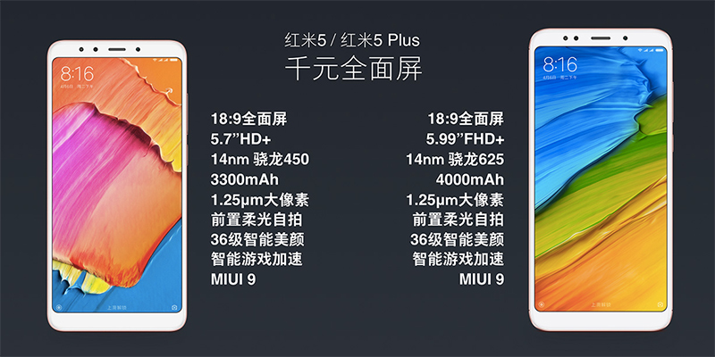 紅米5 / 5 Plus 正式發表,擁有圓角全面屏2.0 的大螢幕入門機種 - 電腦王阿達 紅米5 / 5 Plus 正式發表,擁有圓角全面屏2.0 的大螢幕入門機種 - 電腦王阿達