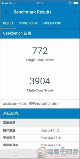 VIVO V7+ 效能 -5 VIVO V7+ 效能 -5