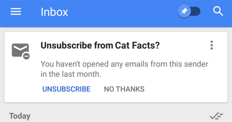 Gmail 推銷信退訂 功能即將推出,將你從垃圾信件中拯救出來 - 電腦王阿達 Gmail 推銷信退訂 功能即將推出,將你從垃圾信件中拯救出來 - 電腦王阿達