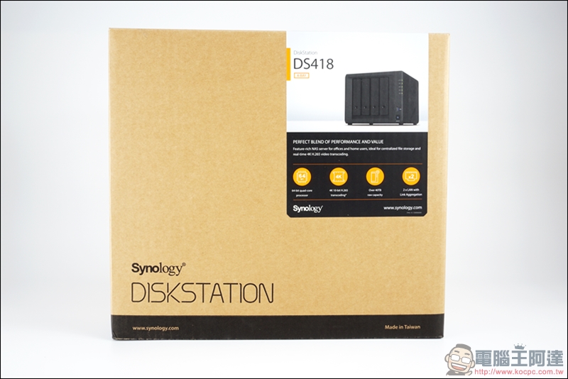 Synology DS418 開箱 支援 4K 高畫質影片快速轉碼的平價NAS - 電腦王阿達