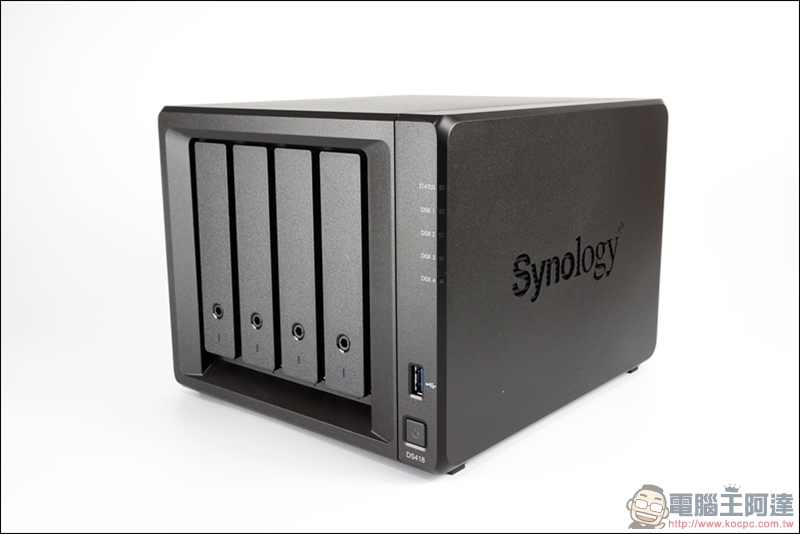 Synology DS418 開箱 支援 4K 高畫質影片快速轉碼的平價NAS - 電腦王阿達 Synology DS418 開箱