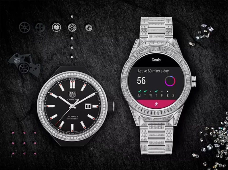 TAG Heuer 展出 全鑲鑽 Android 智慧手錶 ，要價 197,000 美元 - 電腦王阿達