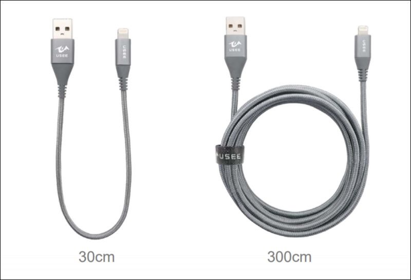 雙勝電子 USEE COSTCO 蘋果充電傳輸線300cm 30cm組合包 -11 雙勝電子 USEE COSTCO 蘋果充電傳輸線300cm 30cm組合包 -11