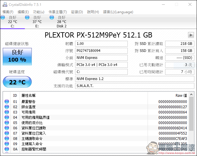 PLEXTOR M9Pe 系列M.2 SSD固態硬碟實測,讀取速度突破 3000MB/s! - 電腦王阿達 PLEXTOR M9Pe 系列M.2 SSD固態硬碟實測,讀取速度突破 3000MB/s! - 電腦王阿達