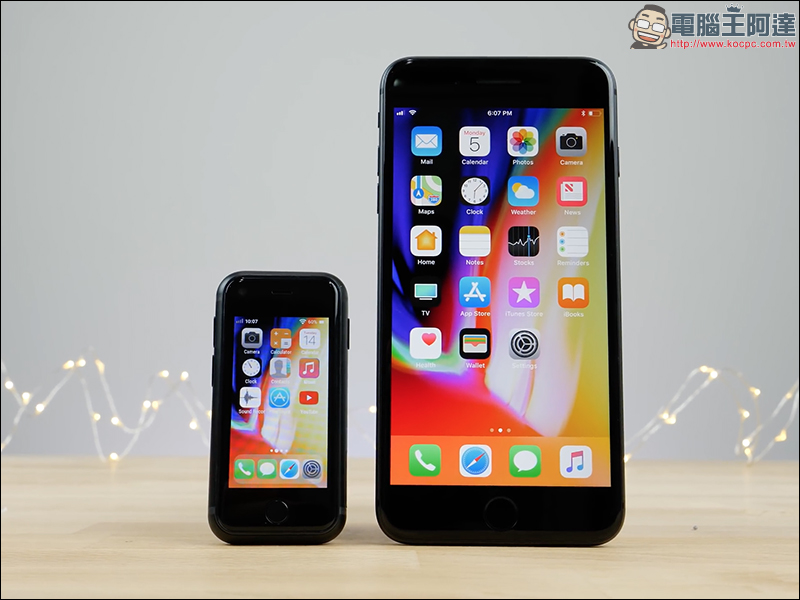 史上最小 iPhone ?只有 iPhone 8 Plus 的四分之一大小 - 電腦王阿達 史上最小 iPhone ?只有 iPhone 8 Plus 的四分之一大小 - 電腦王阿達