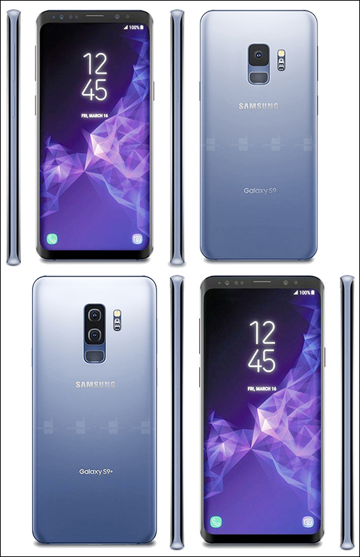 Samsung Galaxy S9 、 S9+ 全色渲染圖曝光！ - 電腦王阿達
