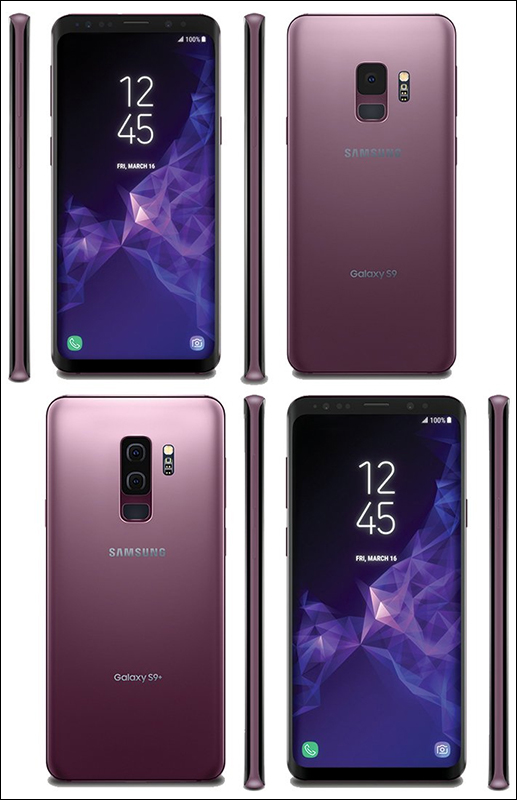 Samsung Galaxy S9 、 S9+ 全色渲染圖曝光! - 電腦王阿達 Samsung Galaxy S9 、 S9+ 全色渲染圖曝光! - 電腦王阿達