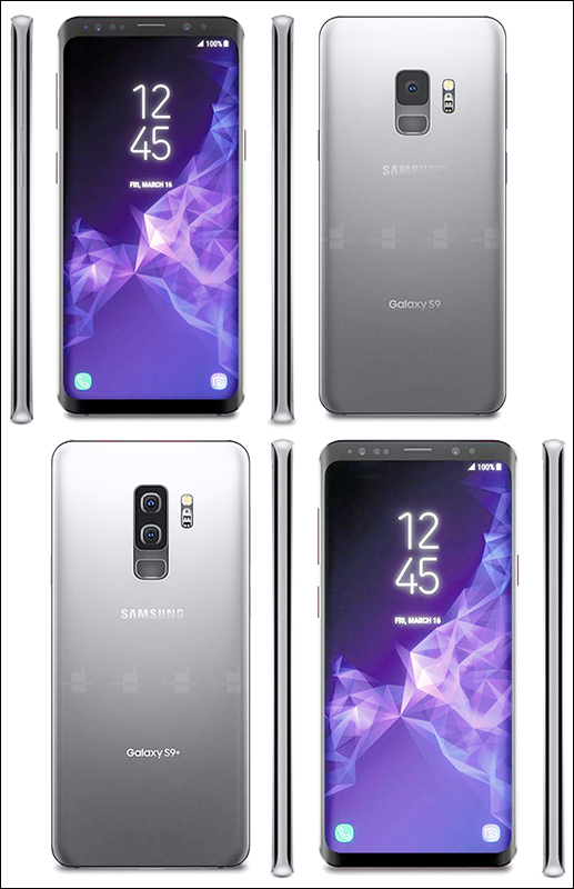Samsung Galaxy S9 、 S9+ 全色渲染圖曝光! - 電腦王阿達 Samsung Galaxy S9 、 S9+ 全色渲染圖曝光! - 電腦王阿達