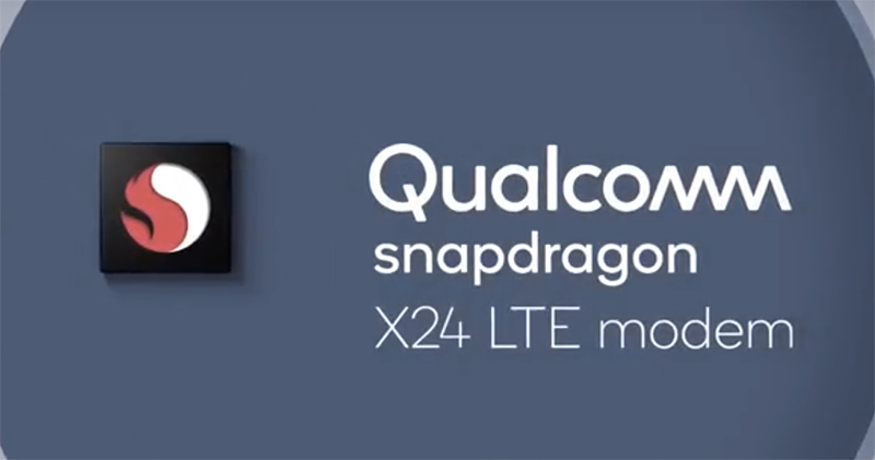 Snapdragon X24 modem Snapdragon X24 modem