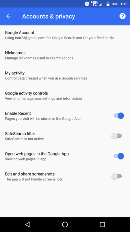 Google app screenshot tools 7