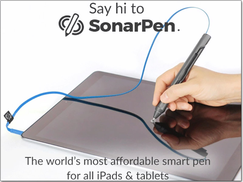 SonarPen 智慧手寫筆，可向下相容至 iPad 2 的平價選擇 - 電腦王阿達