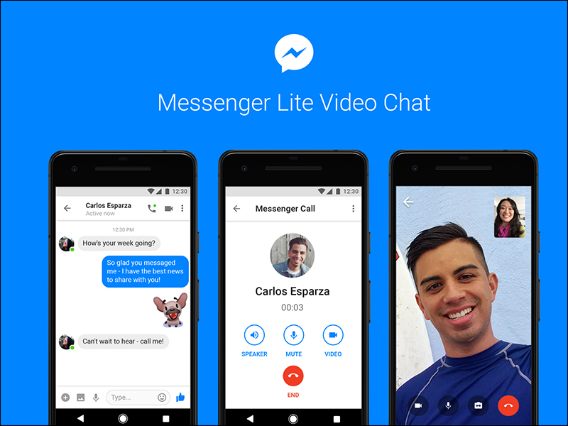 Facebook Messenger Lite 加入視訊通話功能 - 電腦王阿達 Facebook Messenger Lite 加入視訊通話功能 - 電腦王阿達