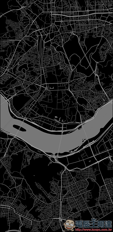 將城市地圖變成 手機桌布 ，免費製作、支援各款手機 - 電腦王阿達