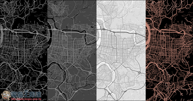 將城市地圖變成 手機桌布 ，免費製作、支援各款手機 - 電腦王阿達