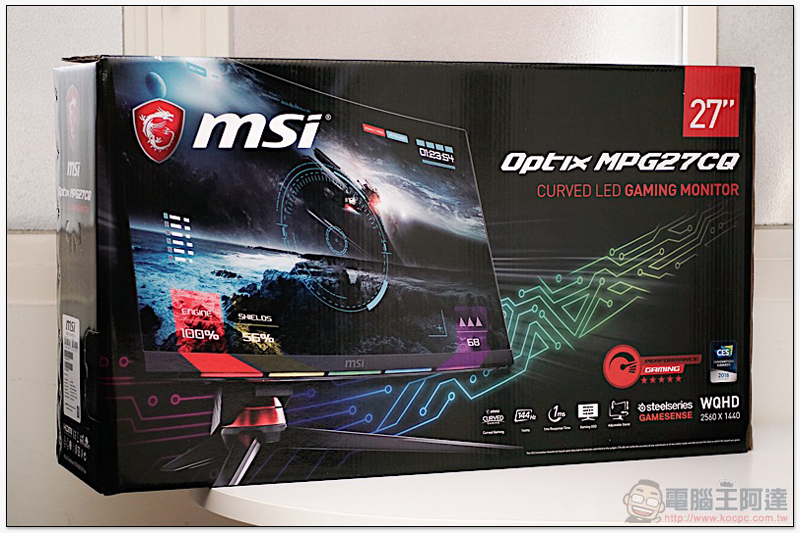 血「亮」條搭載! MSI Optix MPG27CQ 開箱 評測 - 電腦王阿達 血「亮」條搭載! MSI Optix MPG27CQ 開箱 評測 - 電腦王阿達