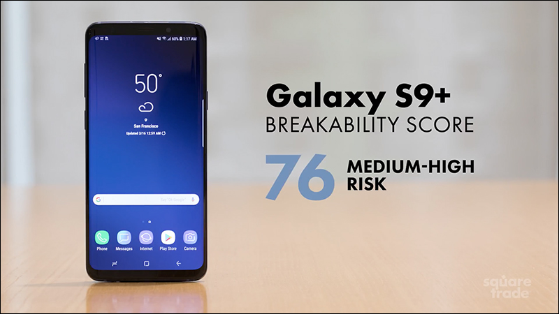 SquareTrade 跌落測試: Samsung Galaxy S9 / S9+ 較前代小有進步,但仍不耐摔 - 電腦王阿達 SquareTrade 跌落測試: Samsung Galaxy S9 / S9+ 較前代小有進步,但仍不耐摔 - 電腦王阿達