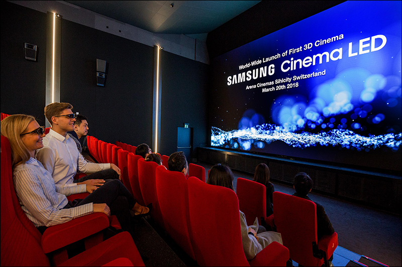 Samsung 在瑞士設置全球首款 3D Cinema LED 電影院 - 電腦王阿達