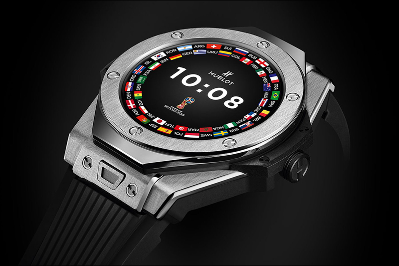 HUBLOT 推出 2018 FIFA 俄羅斯世界盃足球賽的 Wear OS 智慧手錶,全球限量 2018 只 - 電腦王阿達 HUBLOT 推出 2018 FIFA 俄羅斯世界盃足球賽的 Wear OS 智慧手錶,全球限量 2018 只 - 電腦王阿達