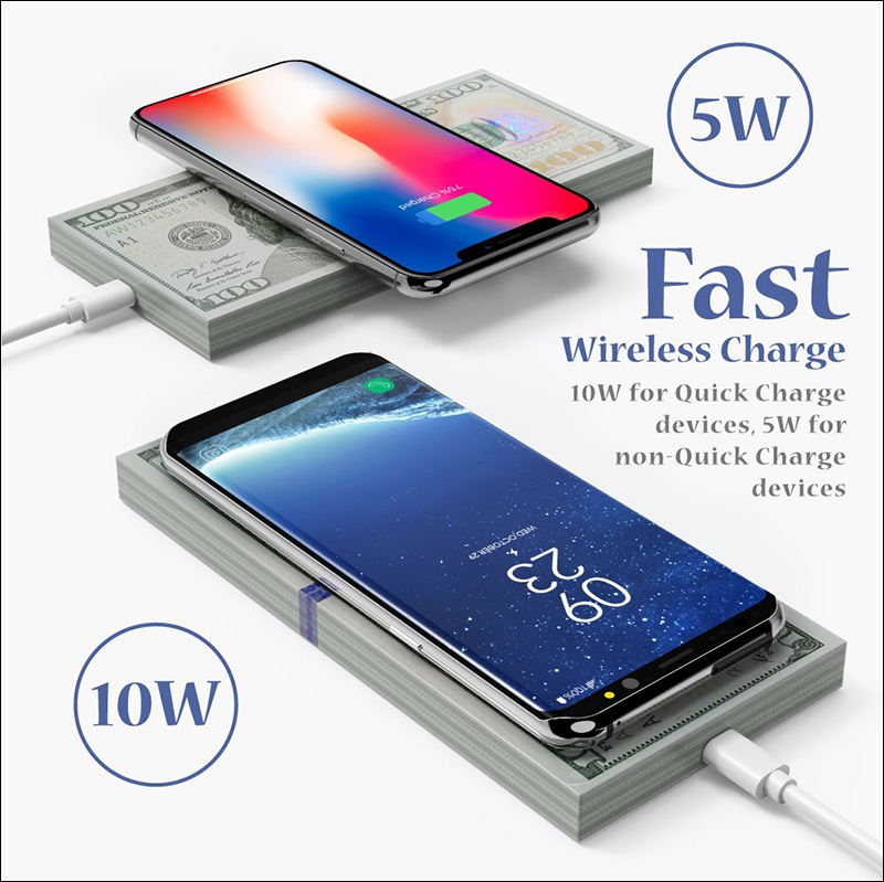 無線充電板 怎樣充才帥?放在整疊「美元」上面充電吧! - 電腦王阿達 無線充電板 怎樣充才帥?放在整疊「美元」上面充電吧! - 電腦王阿達