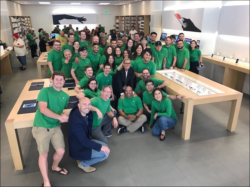 422 世界地球日 即將到來，Apple Store 員工換上綠色新制服 - 電腦王阿達