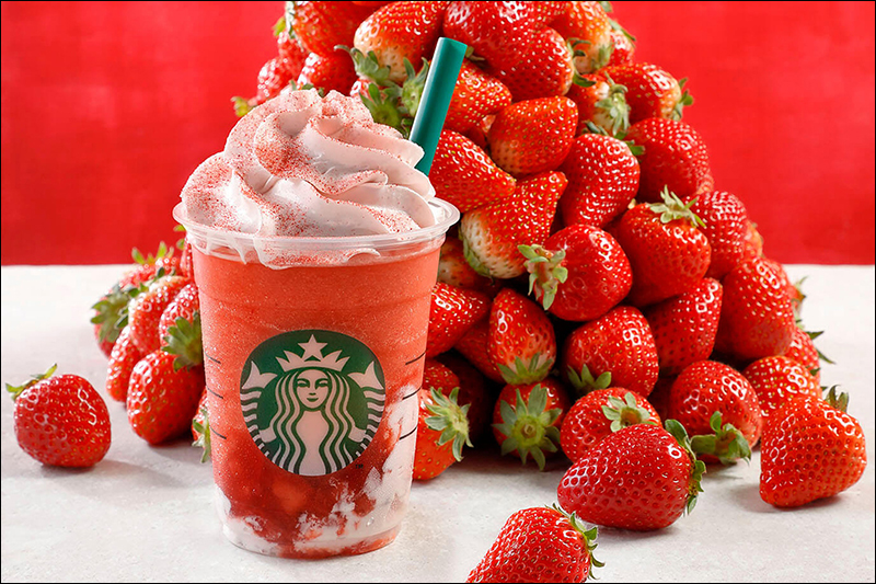 日本 Starbucks 推出全新版本「草莓星冰樂」 - 電腦王阿達