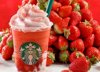 日本 Starbucks 推出全新版本「草莓星冰樂」