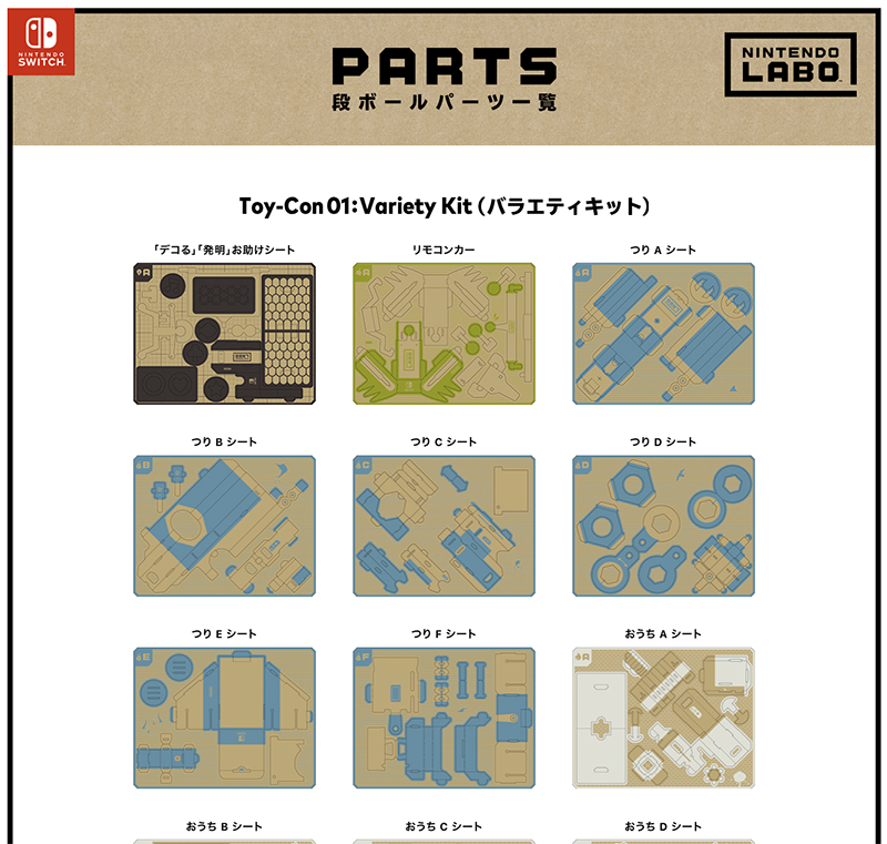 任天堂 LABO 遊戲紙板 提供 PDF 模型免費下載，備品都能自己印！ - 電腦王阿達