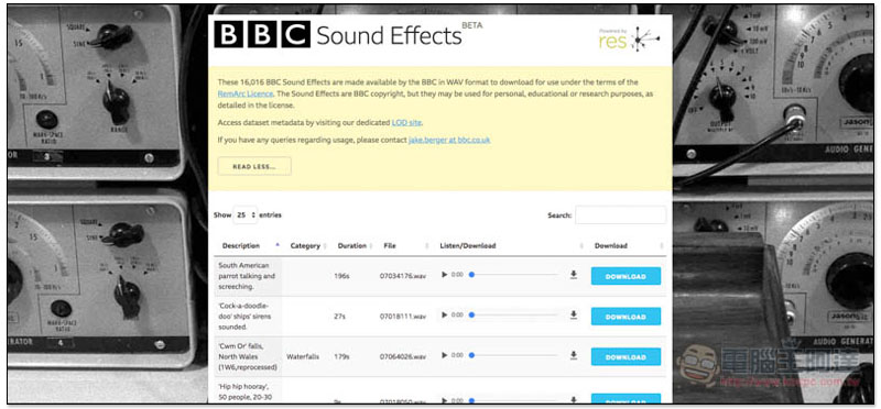 BBC Sound Effects ,螢幕快照 2018 04 23 下午2 17 58