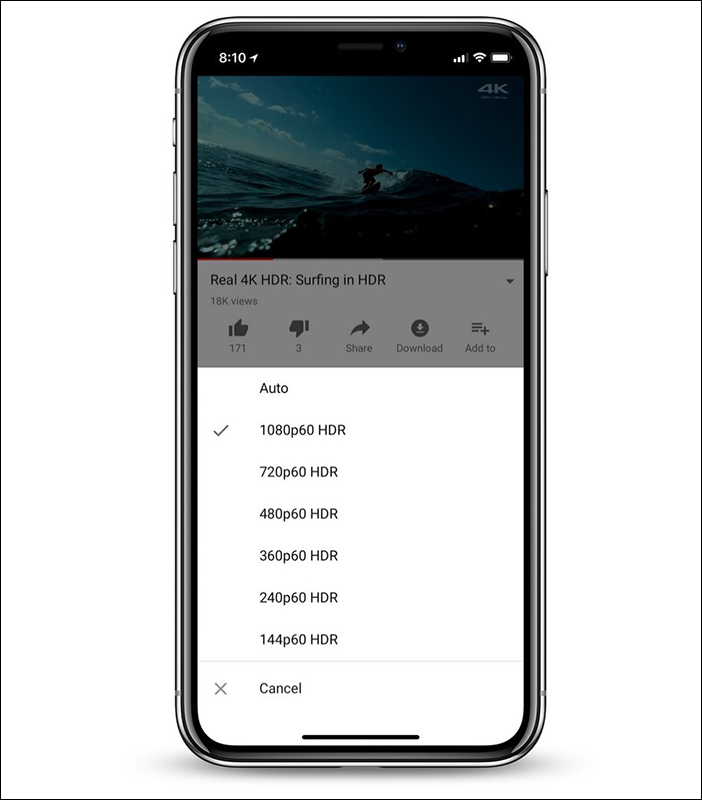 iPhone X 開始支援 YouTube 播放 HDR 影片 - 電腦王阿達 iPhone X 開始支援 YouTube 播放 HDR 影片 - 電腦王阿達