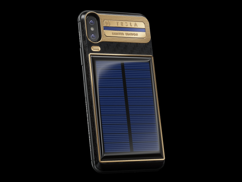 CAVIAR 推出「 Tesla 」客製化 iPhone X ,內建太陽能充電板 - 電腦王阿達 CAVIAR 推出「 Tesla 」客製化 iPhone X ,內建太陽能充電板 - 電腦王阿達