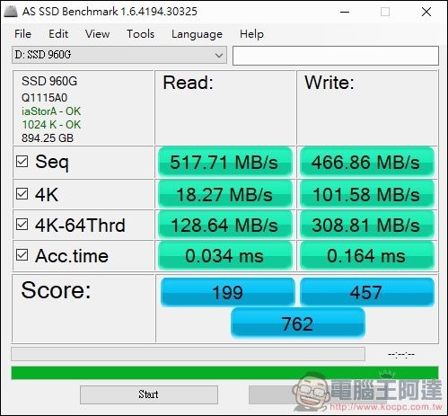 AGI 960GB SSD 測速 - 04 AGI 960GB SSD 測速 - 04