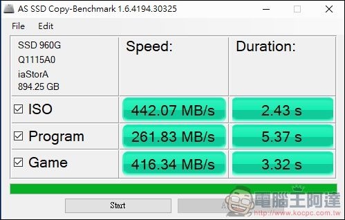 AGI 960GB SSD 測速 - 06 AGI 960GB SSD 測速 - 06