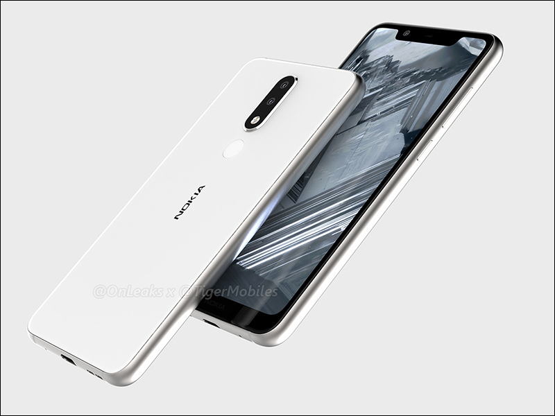NOKIA 5.1 Plus 渲染圖曝光,今年「瀏海」機再添一款 - 電腦王阿達 NOKIA 5.1 Plus 渲染圖曝光,今年「瀏海」機再添一款 - 電腦王阿達