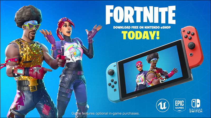 《 要塞英雄 Fortnite 》 登陸 Nintendo Switch 平台，即日起開放免費下載 - 電腦王阿達