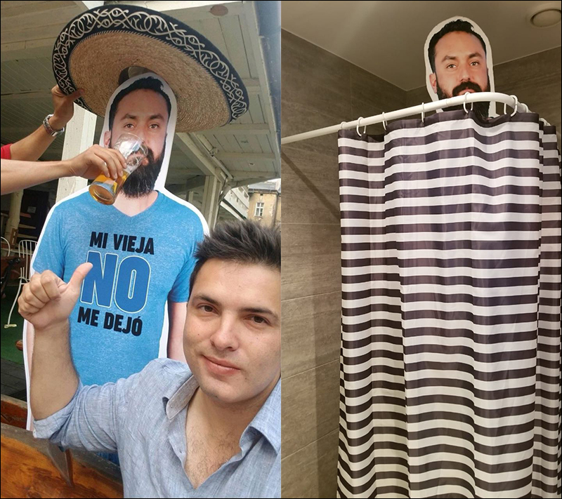 世足賽 趣聞:老婆不讓我去看球賽 ,墨西哥球迷帶著他的人型立牌去! - 電腦王阿達 世足賽 趣聞:老婆不讓我去看球賽 ,墨西哥球迷帶著他的人型立牌去! - 電腦王阿達