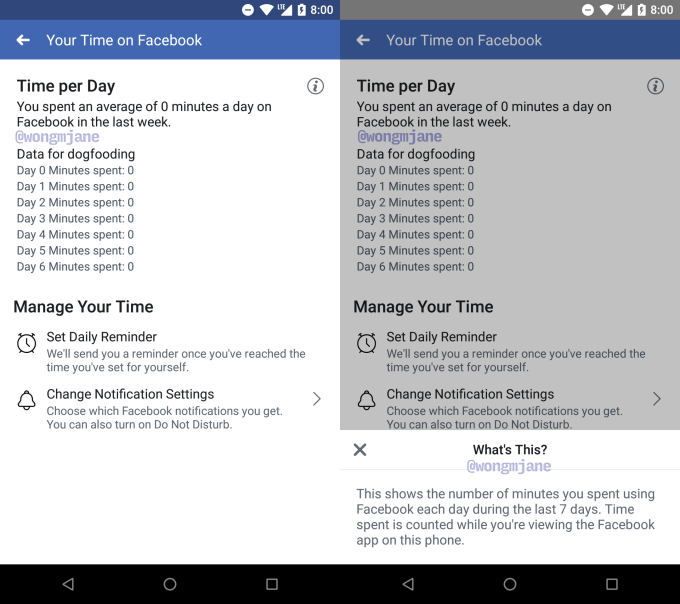 You Time On Facebook digital wellbeing screen time