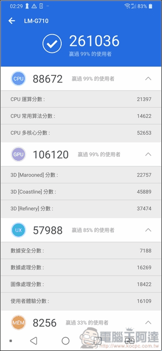 LG G7+ ThinQ 效能測試 - 03 LG G7+ ThinQ 效能測試 - 03